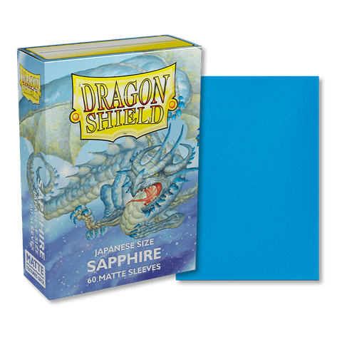 Dragon Shield Sleeves: Japanese Matte Sapphire